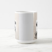 Mug avec Carlin portant des lunettes avec des livr (Centre)
