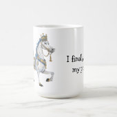 Mug avec cheval et finalement trouvé mon prince (Centre)