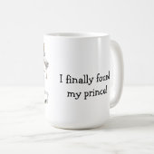 Mug avec cheval et finalement trouvé mon prince (Devant droit)