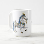 Mug avec cheval et finalement trouvé mon prince (Devant gauche)