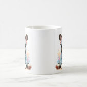 Mug avec chiot Bouledogue Français mignon (Centre)
