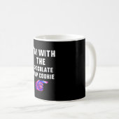 Mug Avec Chocolat Chip Cookie Tie Dye Cadeau Halloween (Devant droit)