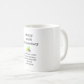 Mug avec Citation drôle, Bonne Anniversaire de Tra (Devant droit)