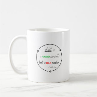 Mug avec Citation Habit