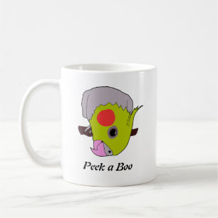 Mug avec cocktail en disant Peek - un Boo