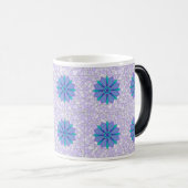MUG AVEC COOL BLUE FLOWART (Devant droit)