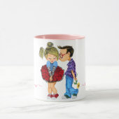 Mug avec couple romantique - Amour (Centre)