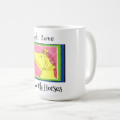 Mug avec de l'artisanat et des vers de cheval mign (Devant droit)