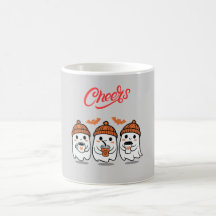 Mug avec de mignons designs fantômes : Magie dans 