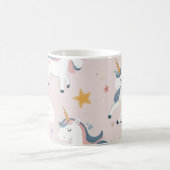 Mug Avec des amis de licorne (Centre)