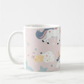 Mug Avec des amis de licorne (Gauche)