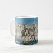 Mug avec des chevaux sauvages (Devant gauche)