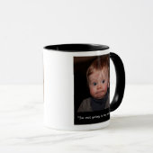 Mug avec des citations drôles d'enfant à double se (Devant droit)