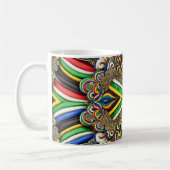 Mug avec des couleurs sud-africaines design (Gauche)