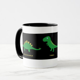 Mug avec des dinosaures caricaturaux