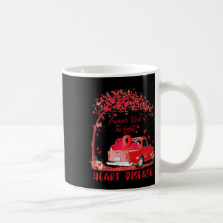Mug Avec Des Rubans Rouges, Je Porte Du Rouge Pour Com
