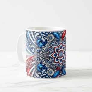 Mug avec design de couleurs françaises