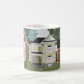 Mug avec design de maison victorienne (Centre)