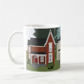 Mug avec design de maison victorienne (Gauche)