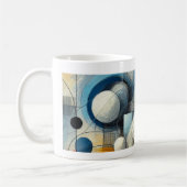Mug avec dessin abstrait (Gauche)