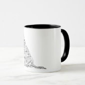 Mug avec dessin de Labrador Retriever (Devant droit)
