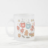 Mug avec dessins de Noël mignons et cosy (Gauche)