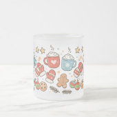 Mug avec dessins de Noël mignons et cosy (Centre)