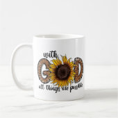 Mug Avec Dieu, tout est possible (Gauche)