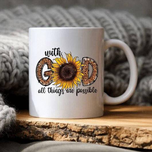 Mug Avec Dieu, tout est possible