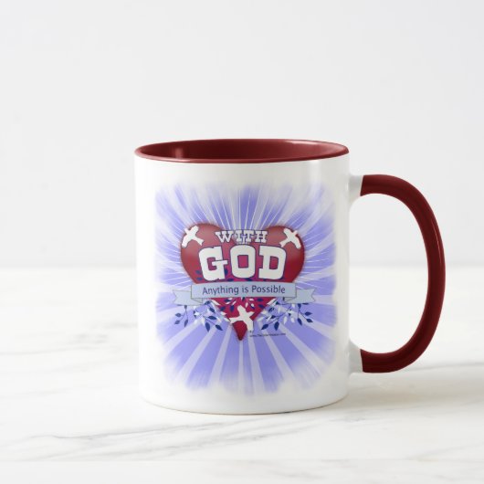 Mug Avec Dieu tout est possible (Droite)