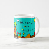 Mug Avec Dieu… Toutes les choses sont possibles (Devant droit)