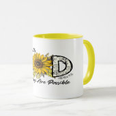 MUG AVEC DIEU TOUTES LES CHOSES SONT POSSIBLES DE DÉPA (Devant droit)