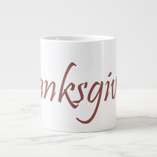 Mug avec dinde Thanksgiving (Devant)