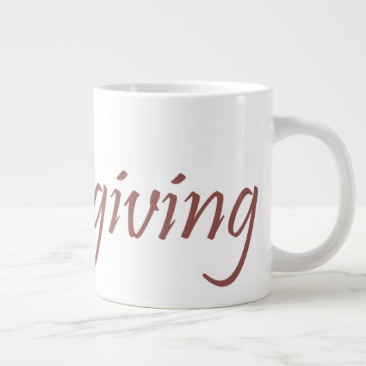 Mug avec dinde Thanksgiving (Droite)