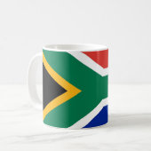 Mug avec drapeau d'Afrique du Sud (Devant gauche)