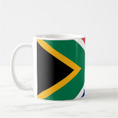 Mug avec drapeau d'Afrique du Sud (Gauche)