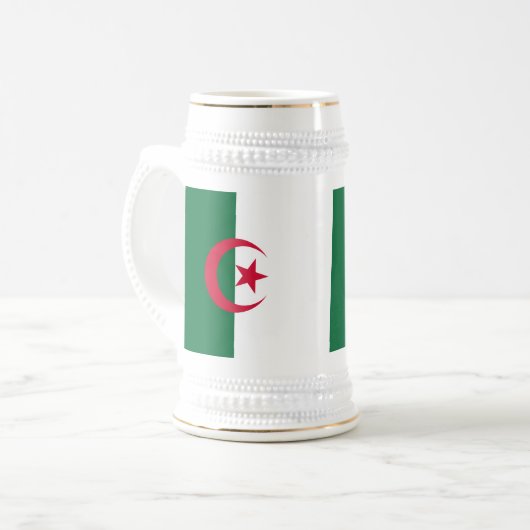 Mug avec drapeau d'Algérie (Devant gauche)