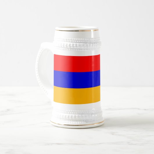 Mug avec drapeau d'Arménie (Devant gauche)