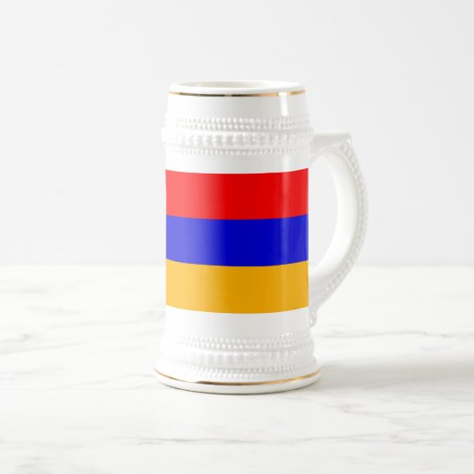 Mug avec drapeau d'Arménie (Devant droit)
