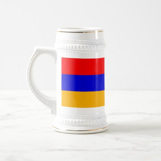 Mug avec drapeau d'Arménie (Gauche)