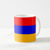 Mug avec drapeau d'Arménie (Devant droit)