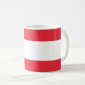 Mug avec Drapeau d'Autriche (Devant droit)