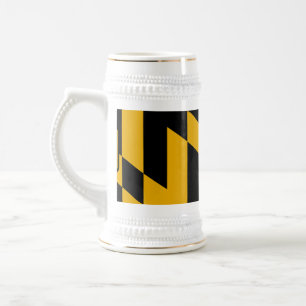 Mug avec Drapeau de Baltimore City, Maryland, État