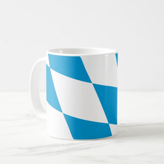 Mug avec Drapeau de Bavière, Allemagne (Devant gauche)