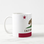 Mug avec Drapeau de Californie - USA (Gauche)
