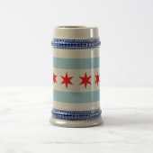 Mug avec Drapeau de Chicago, Illinois State -USA (Centre)