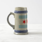 Mug avec Drapeau de Chicago, Illinois State -USA (Gauche)
