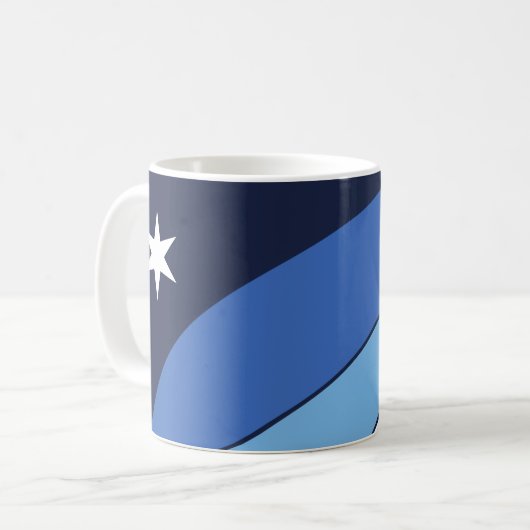 Mug avec Drapeau de Columbia, Caroline du Sud (Devant gauche)