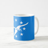 Mug avec Drapeau de Corpus Christi, USA (Devant droit)