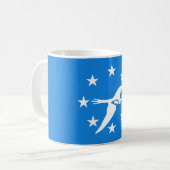 Mug avec Drapeau de Corpus Christi, USA (Devant gauche)